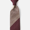 The Siennese — Striped Silk & Cotton Tie